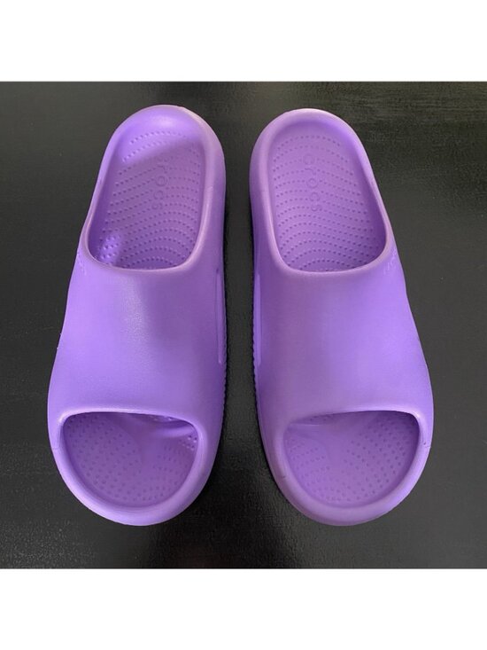 Crocs Mellow Recovery Slide Sandals Men 10 Women 12 Galaxy Purple Waterproof